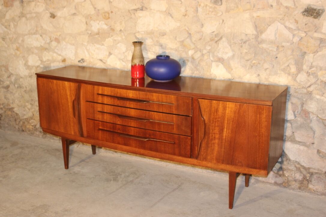 Vintage scandinavian sideboard in teak