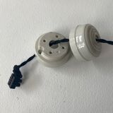 Lot 3 suspensions in vintage opaline