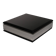 Willy Rizzo square black coffee table with mirrored glass