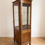 Louis XV silver display cabinet in wood
