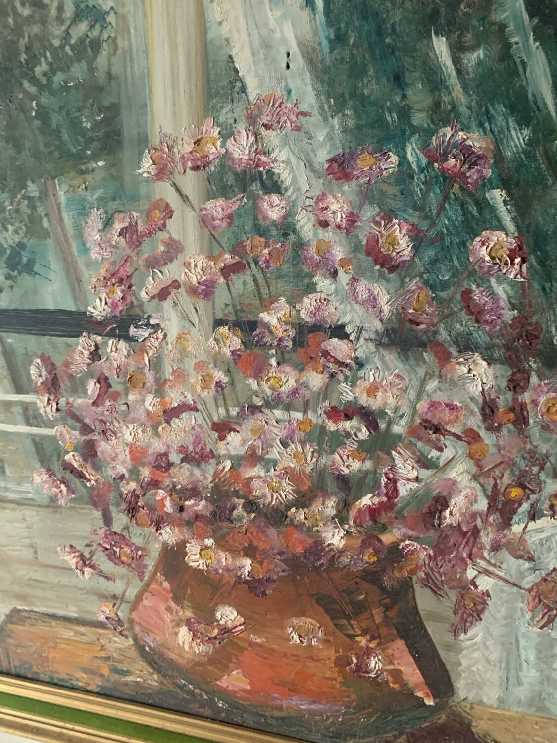 Large oil painting on canvas