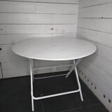 Table de jardin pliante en fer