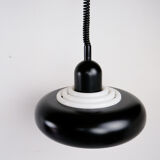 Knud Christensen hanging lamp black, 1970s