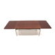 Vintage extendable dining table made in the 1970s
