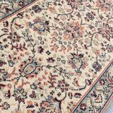 Vintage Beige Grey-Blue Runner Rug