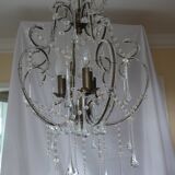 Lustre laiton et verre