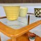 Mid-Century Modern Beech, Glass & Brass Serving Trolley, Germany 1950s
