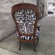 Fauteuil Louis Philippe, refait à neuf