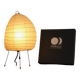 Lampe de table vintage Akari modèle 1N avec sculpture lumineuse par Isamu Noguchi, Japon 1980