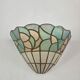 Mother-of-pearl and brass wall light