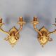 Pair of neoclassical bronze sconces