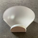 Ghiplen Ghidini wall lamp from the 70s in frosted glass and metal