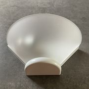 Ghiplen Ghidini wall lamp from the 70s in frosted glass and metal