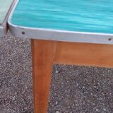 Vintage wooden formica kitchen table