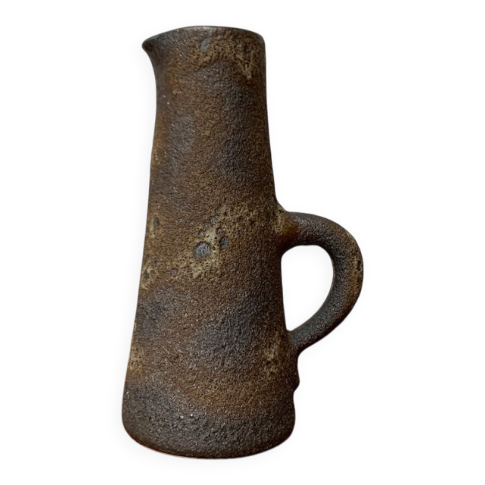 Brutalist vase from West German pottery WGP Fat Lava from the 1960s by Jopeko.