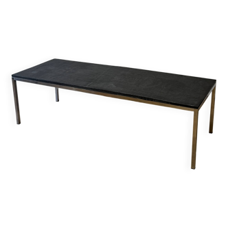 Large slate stone coffee table