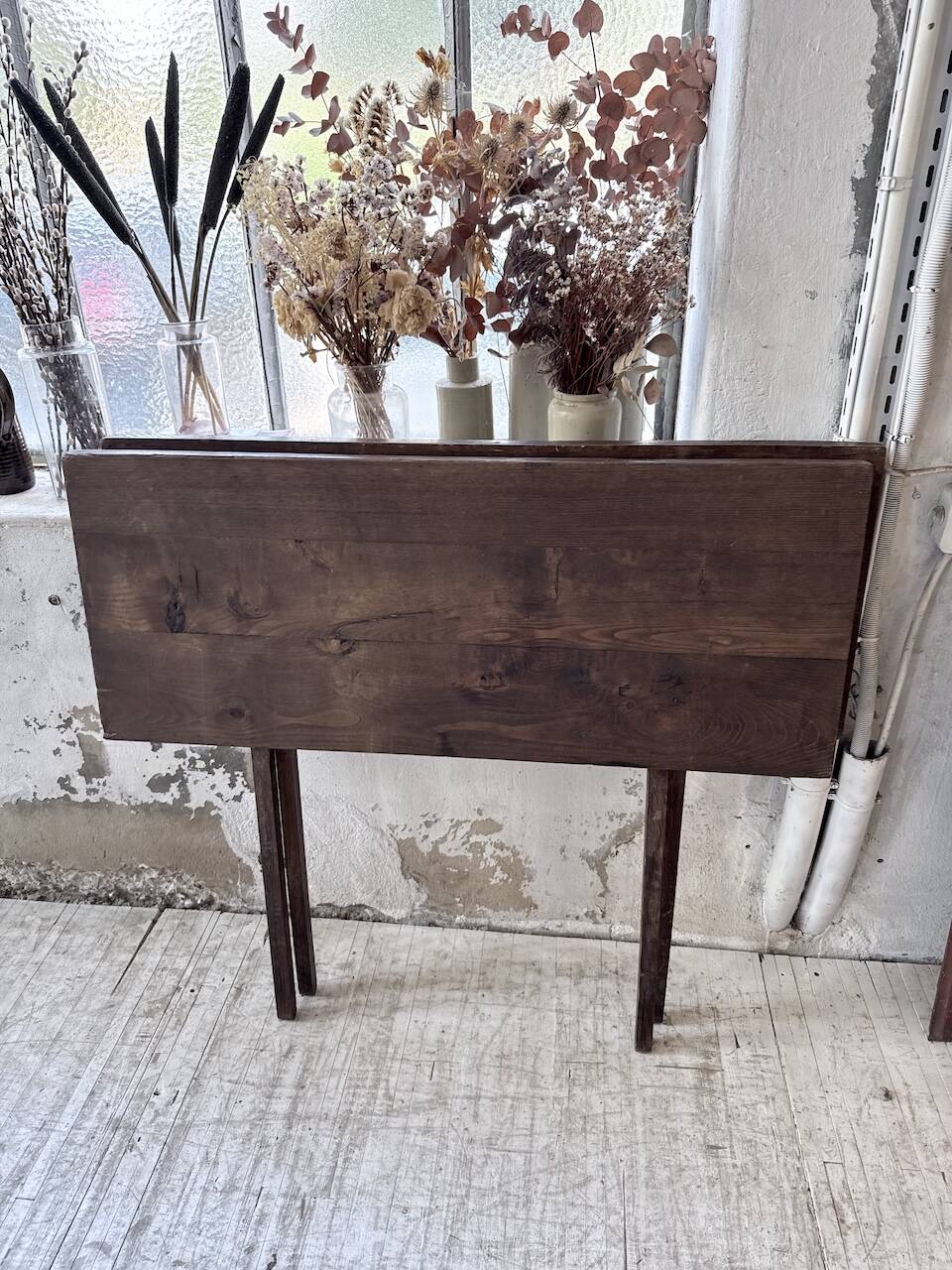 Solid oak table 1900 drapery style XL 280cm with extensions