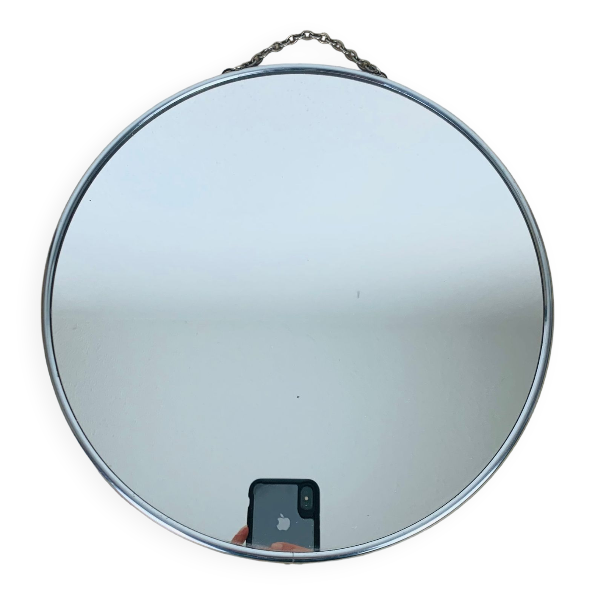 Round barber mirror 29 cm
