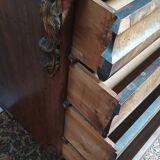 19th century Biedermeier mahogany chest of drawers