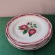 Set of 6 ceramic plates from Sarreguemines