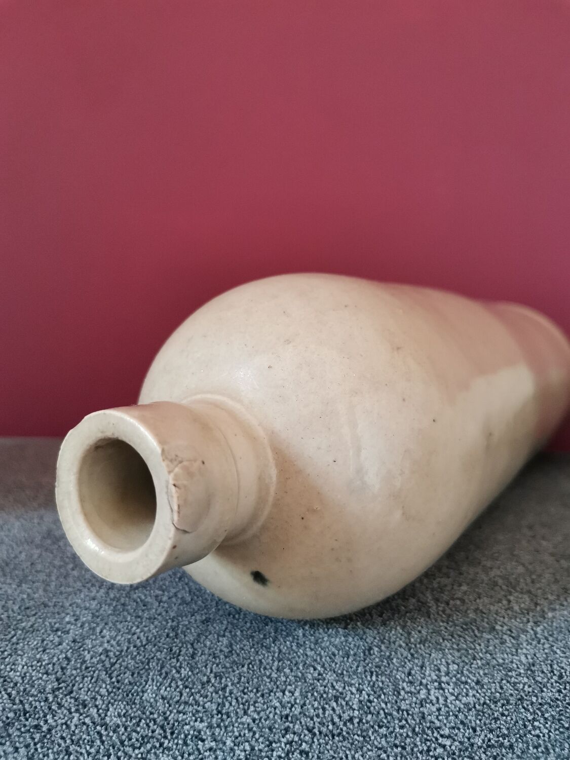 Pair of stoneware bottles