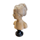 Bust of louise brongniart in patinated plaster after houdon