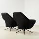 Osvaldo Borsani Pair of P32 Lounge Chairs for Tecno Italy 1956