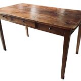 Old desk table with drawers