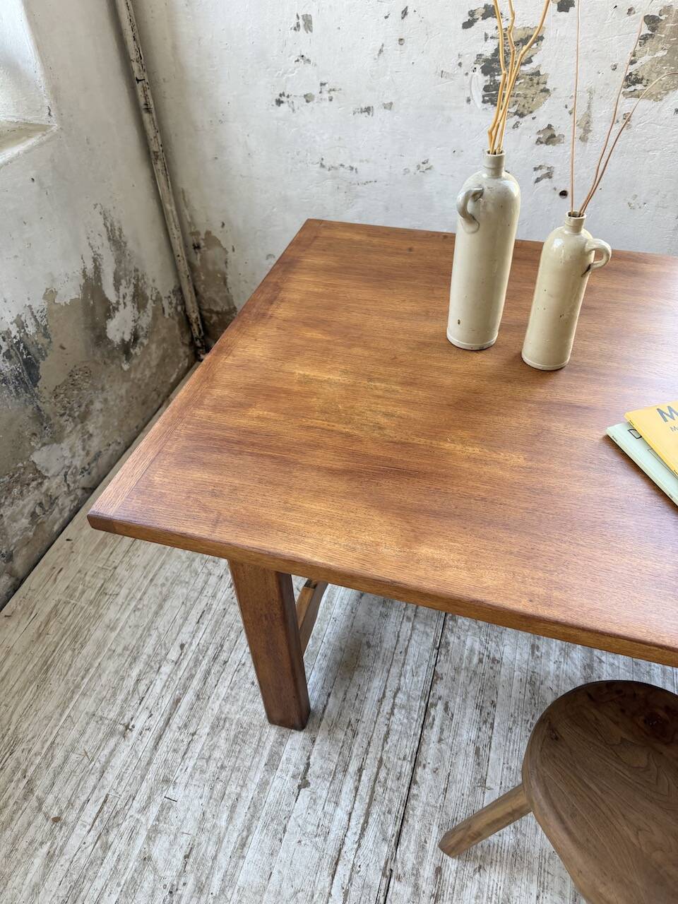 2m oak farmhouse table