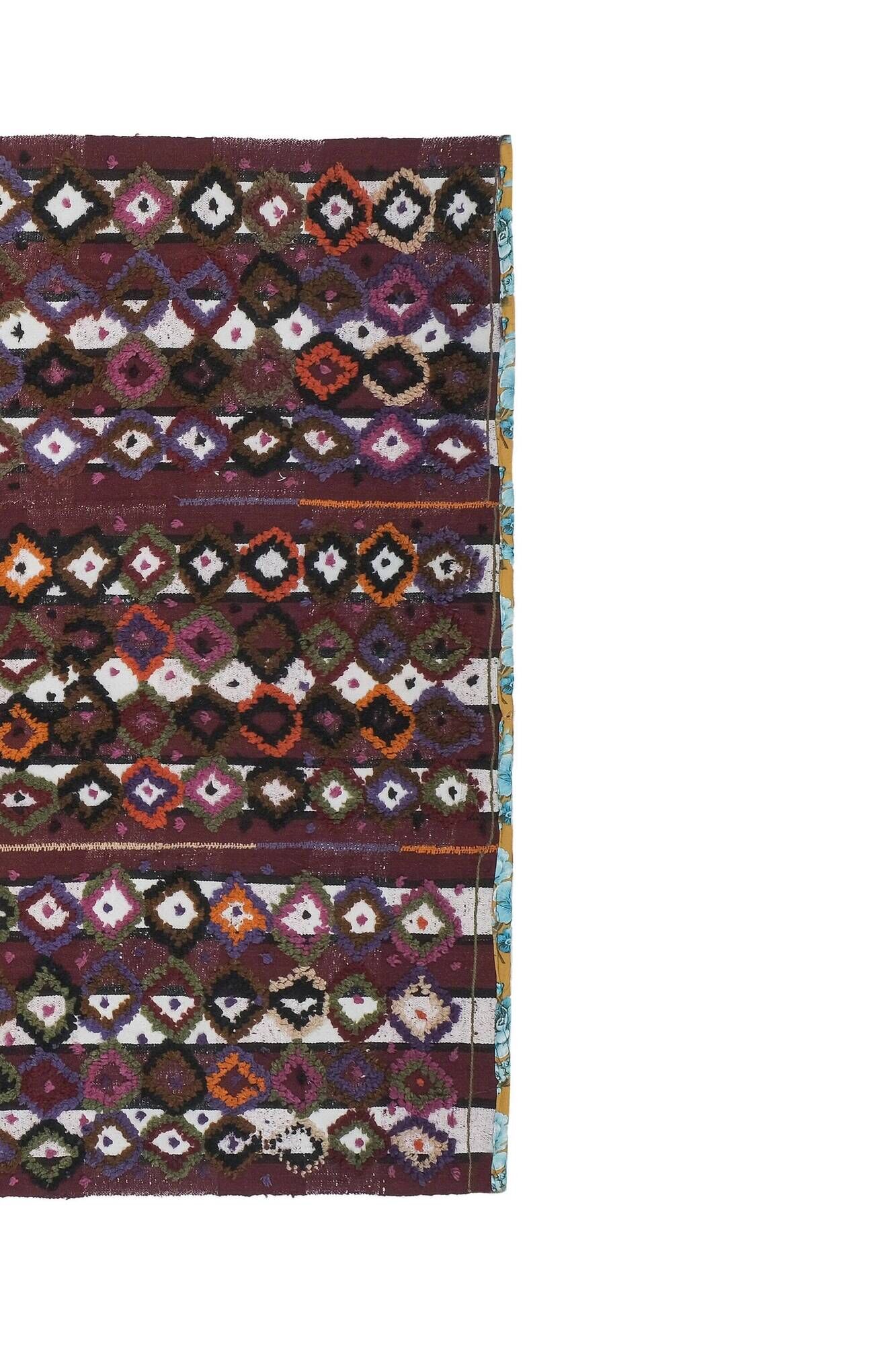 Vintage Turkish kilim, handwoven, 167x215 cm.