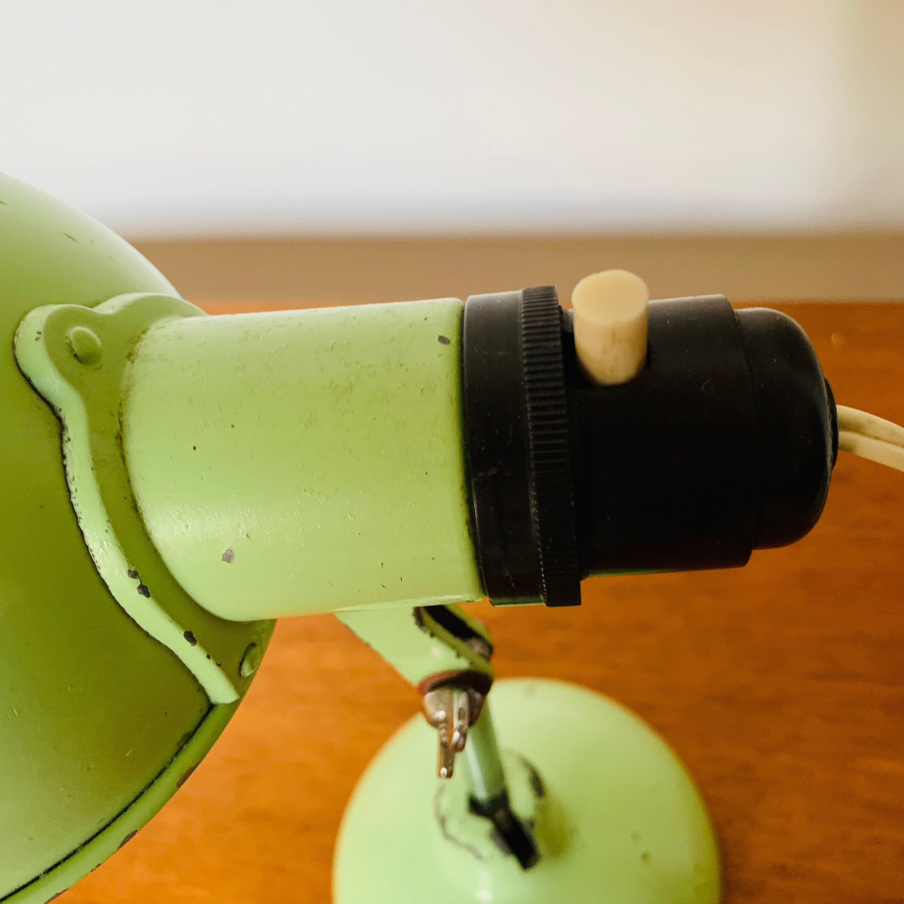 Vintage travel folding lamp Metek 1950