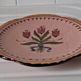 Flat plate cracked flowery