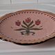 Flat plate cracked flowery