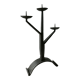 Wrought iron chandelier, brutalist style, 60s