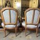 Paire de fauteuils cabriolets de style Louis XV