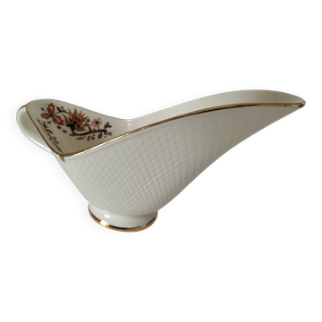 Sauceboat Salins France stylised floral decoration
