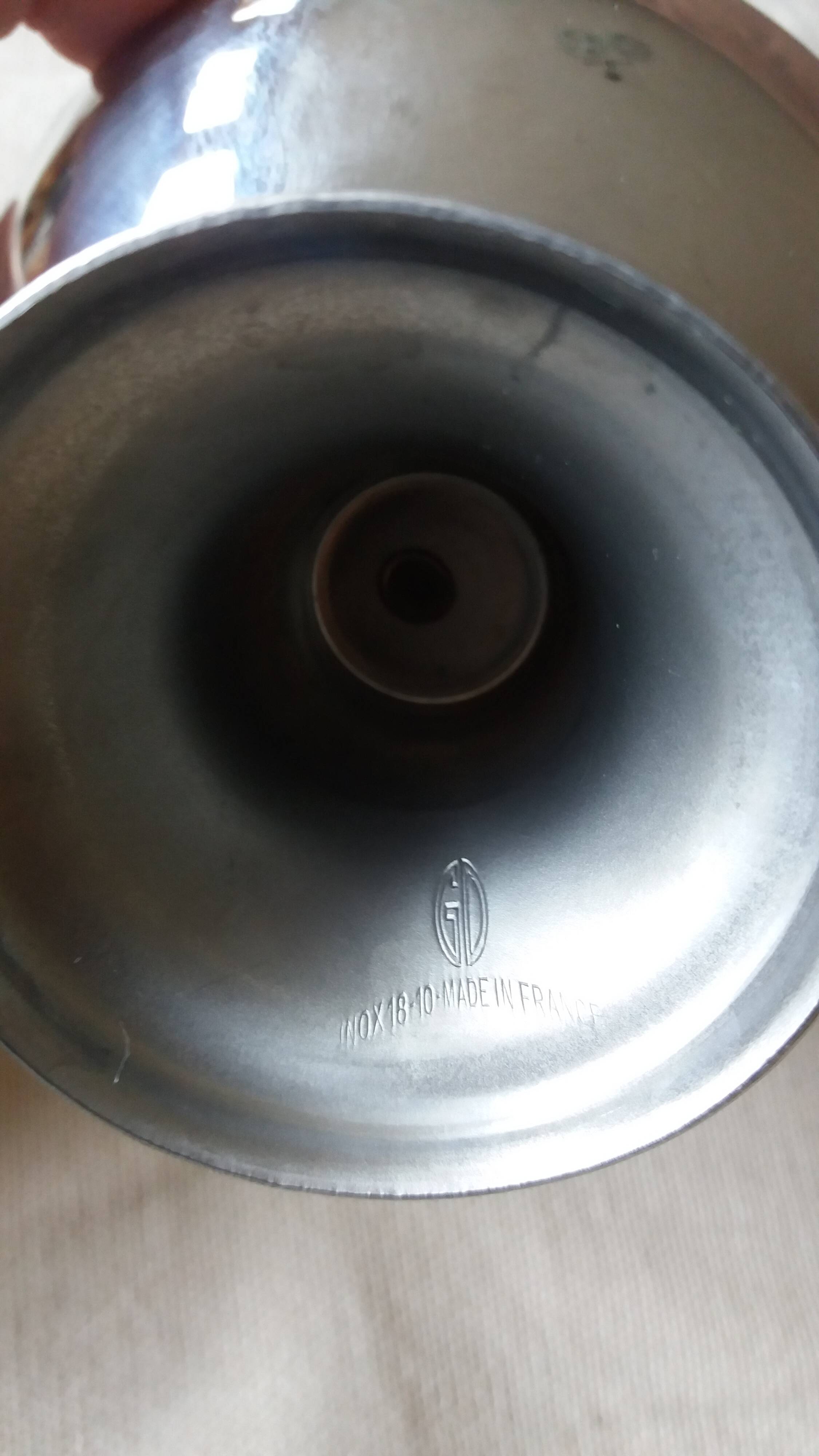 Guy Degrenne stainless steel ice cream cups