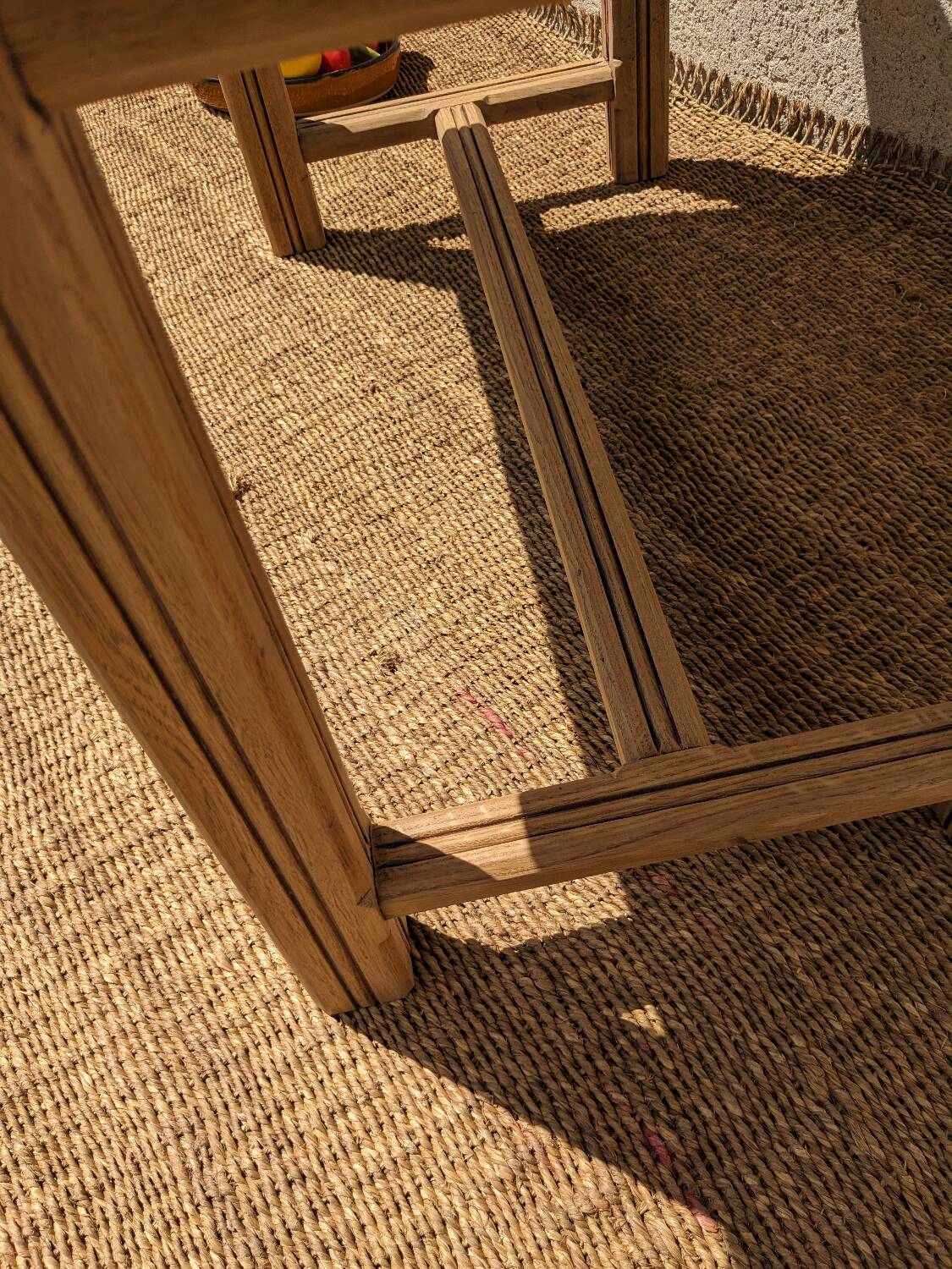 Light oak coffee table