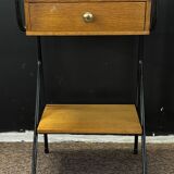 Vintage bedside table by Jacques Hitier – 1950s