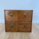 Vintage professional furniture, shannon unis france four-drawer filing cabinet for postcards