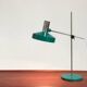 Lampe de table minimaliste allemande du milieu du siècle de Kaiser Idell / Kaiser Leuchten, années 1960