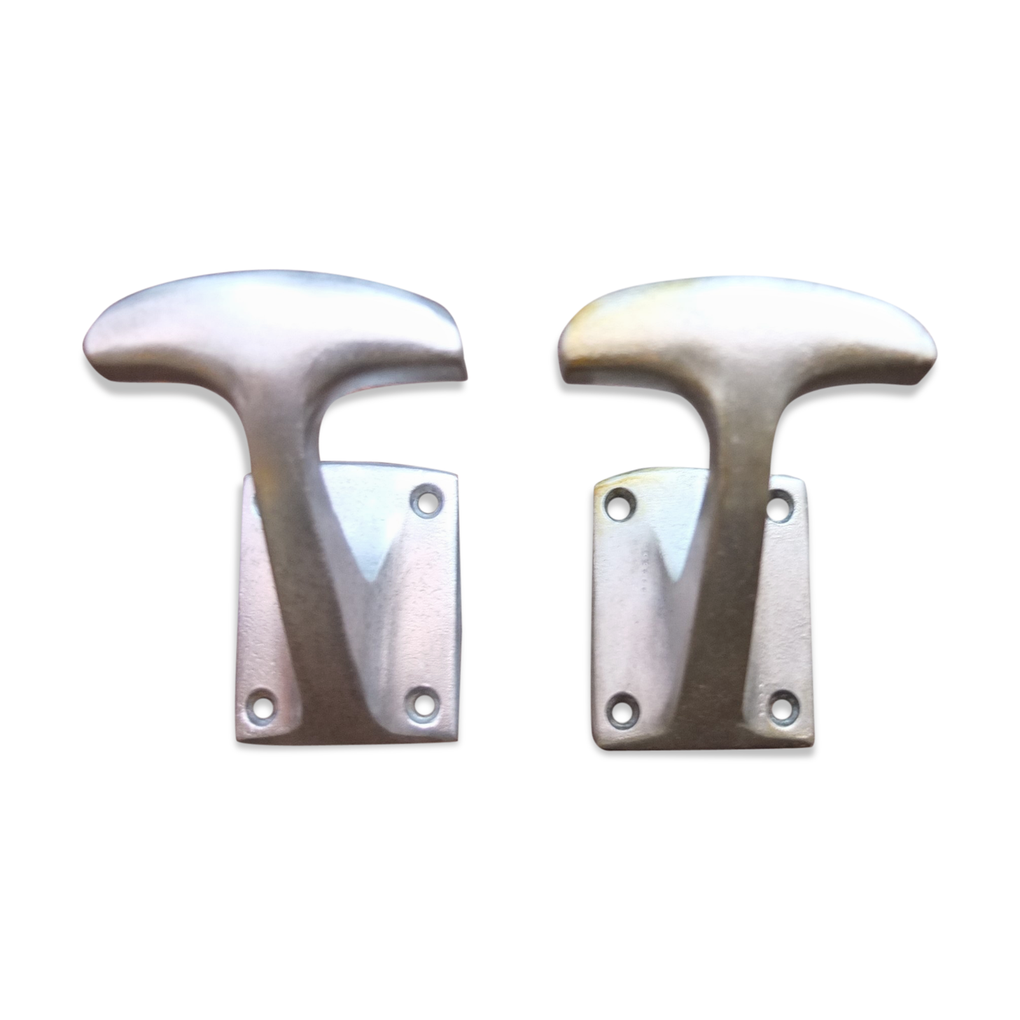 Antique vintage aluminum hooks