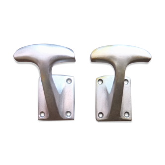 Antique vintage aluminum hooks