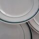 Set of 5 small flat plates Moulin des Loups years 50-60
