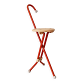 Chaise canne pliante vintage Ulisse par Ivan Loss années 80