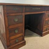 Old desk leather top