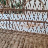 Rattan shelf