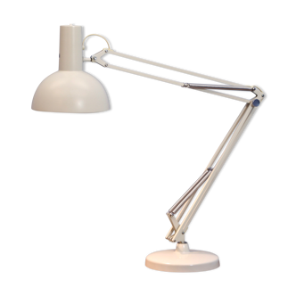 Danish desk lamp / table lamp in white by Louis Poulsen, 1970s