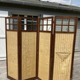 Antique mahogany screen