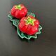 Tomato slushie, salt and pepper shakers